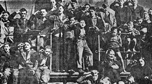 Bakar prepun zbjega napušta okupirano područje u studenom 1943.