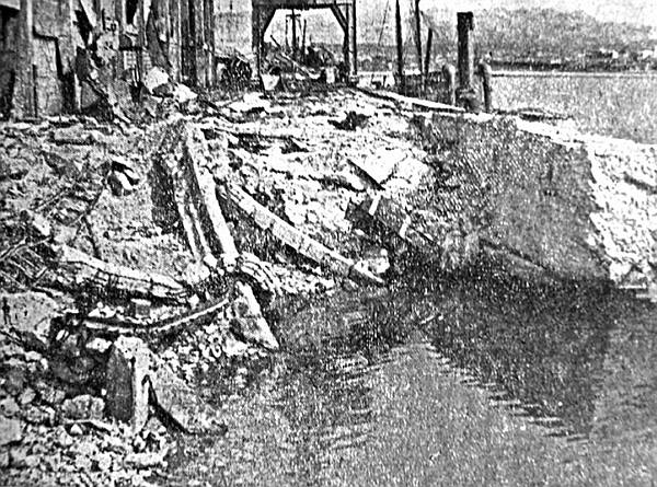 Bombardirana tvornica cementa