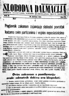 Naslovnica lažne Slobodne Dalmacije