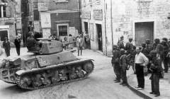 Njemački tenkovi u gradskom centru
