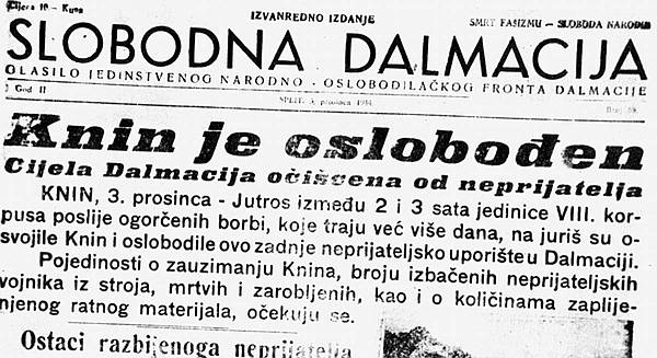 Knin je oslobođen – oslobođena je cijela Dalmacija